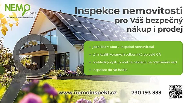 Inspektor Nemoinspekt při technické prohlídce nemovitosti