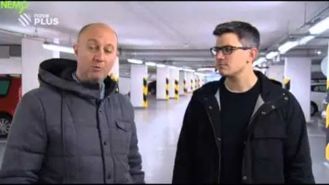 Záběr z pořadu Rady ptáka Loskutáka na TV Nova, inspekce bytového domu